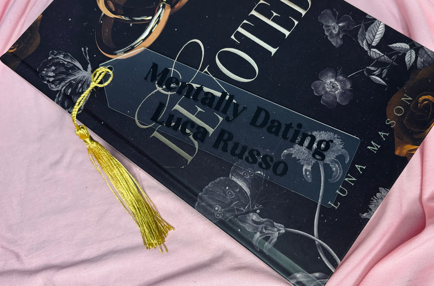 Mentally Dating Luca Russo Acrylic Bookmark