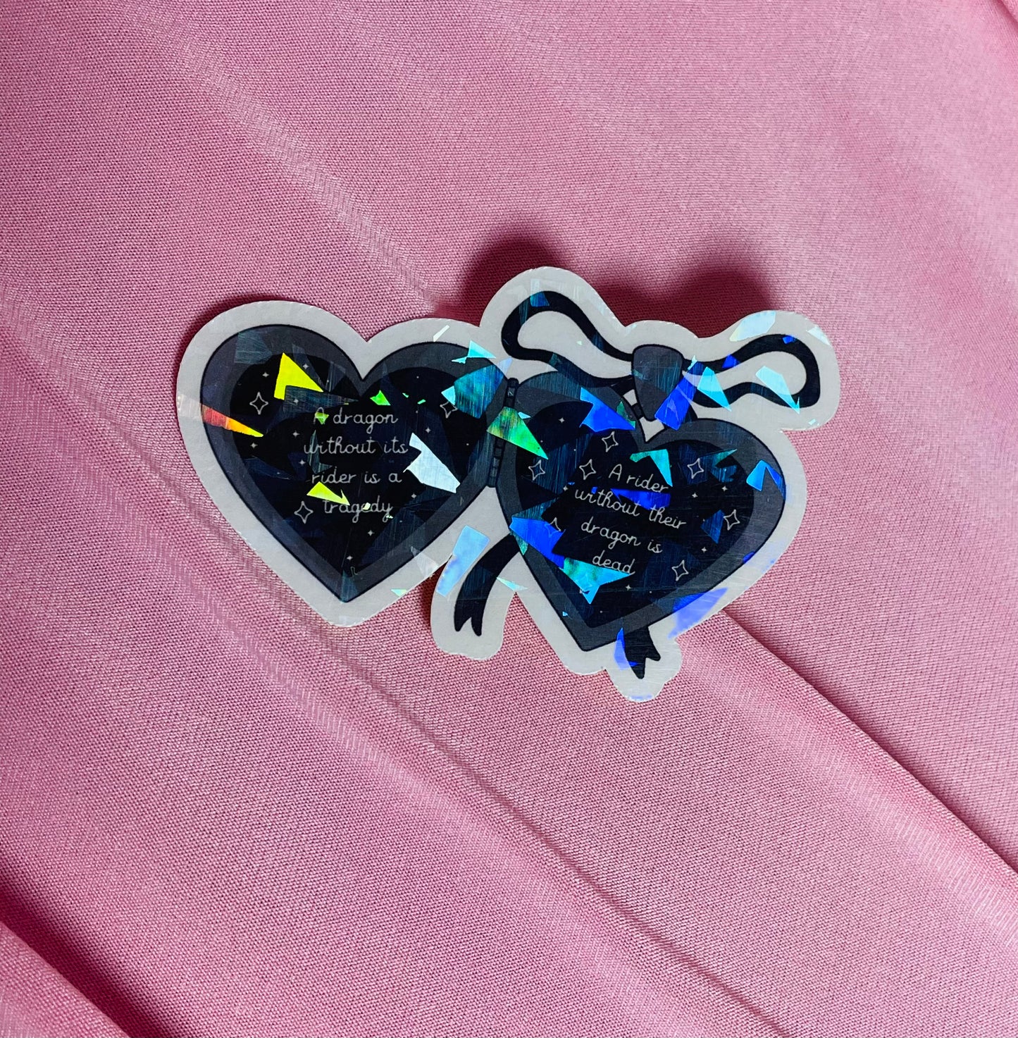 A dragon without its rider locket sticker