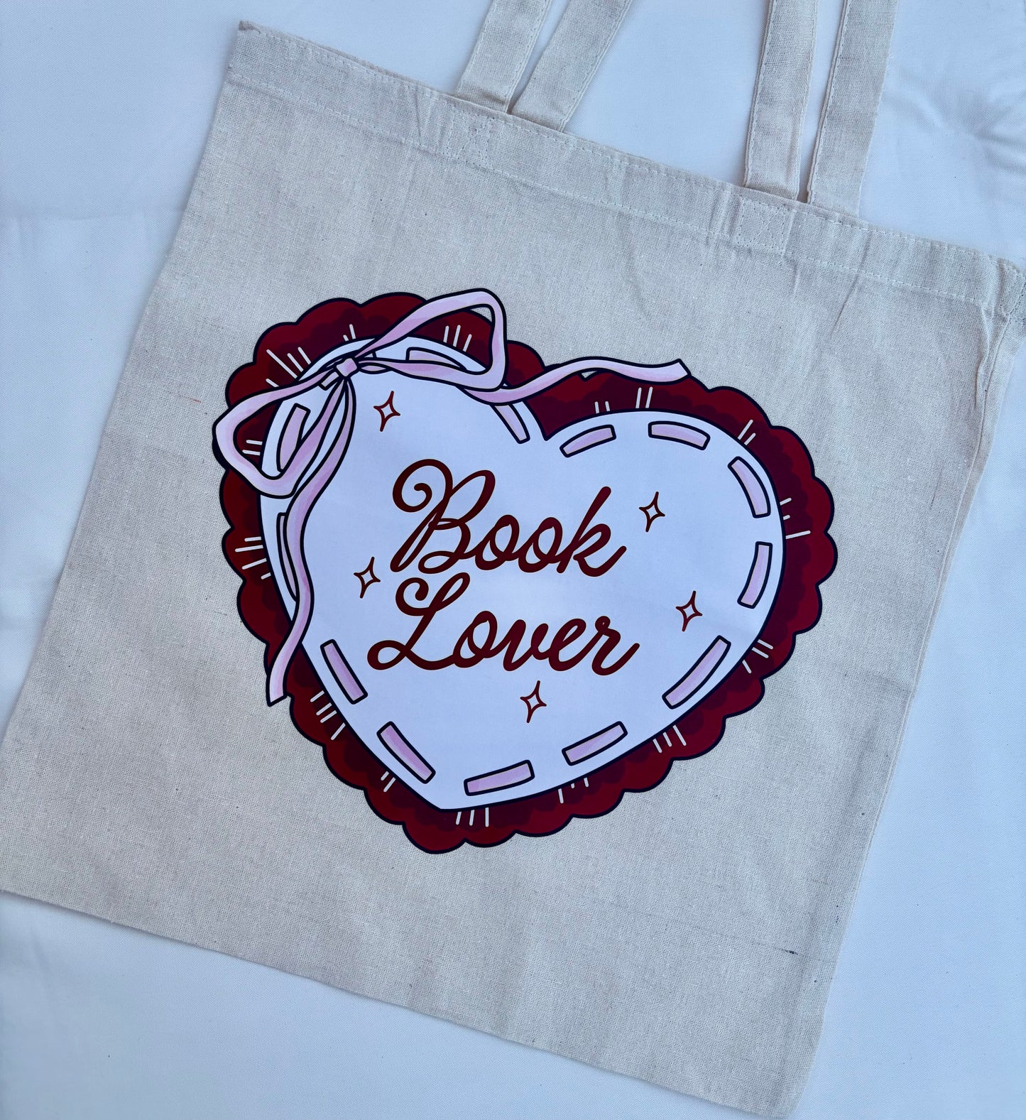 Book Lover Natural Cotton Tote Bag
