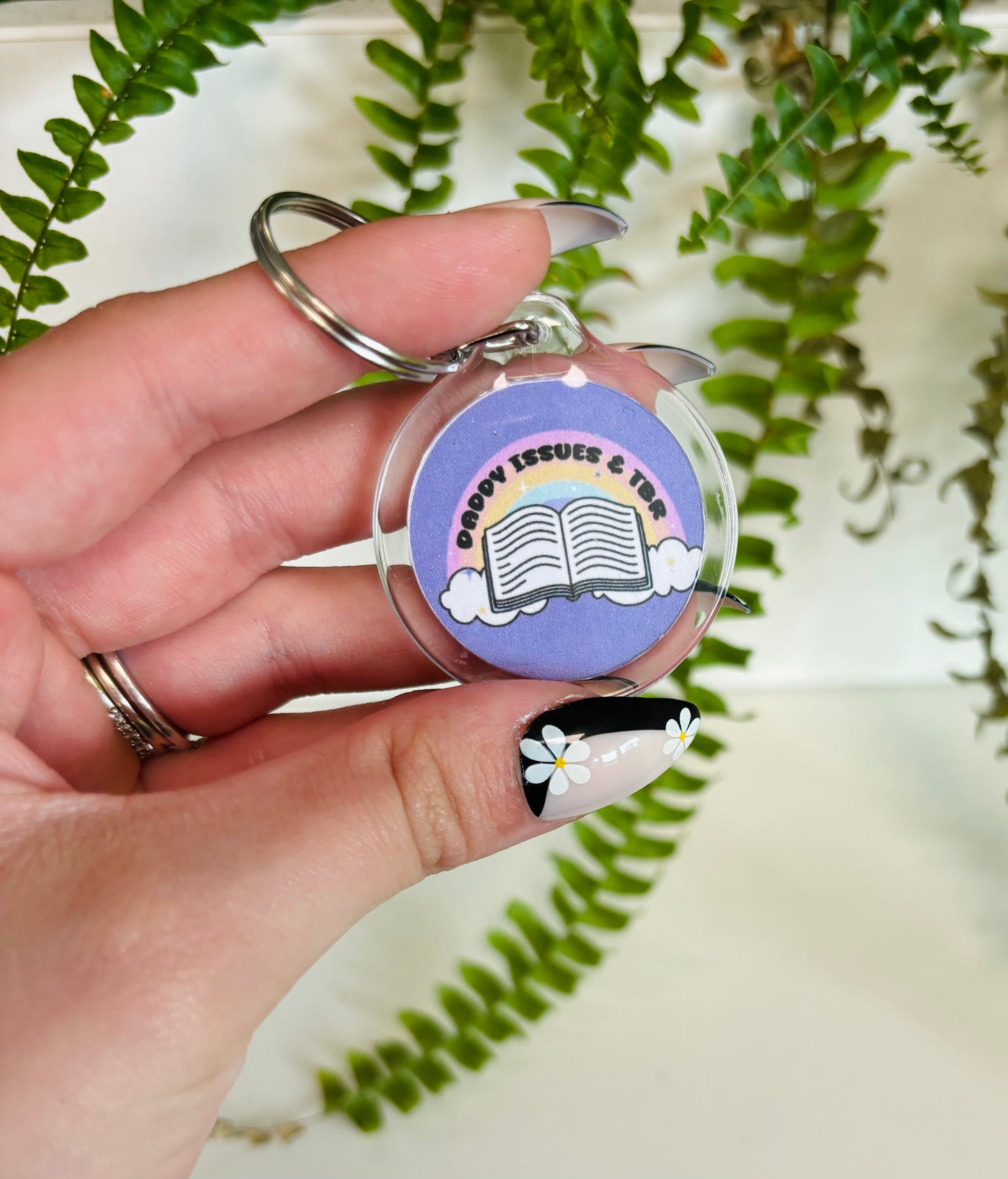 Daddy issues and tbr keychain