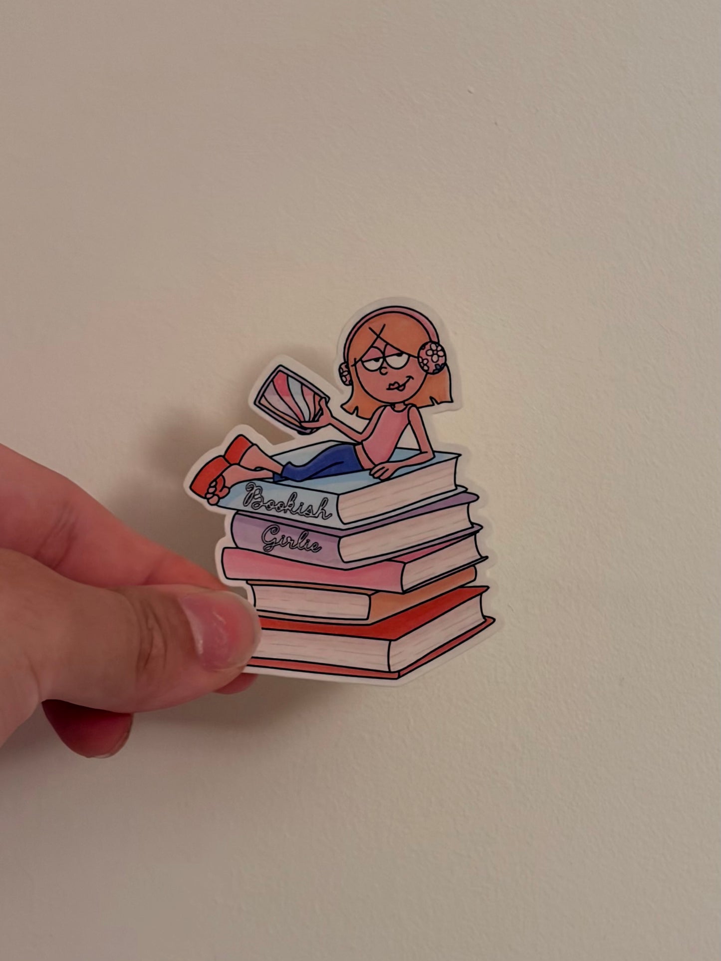 Bookish Lizzie Sticker