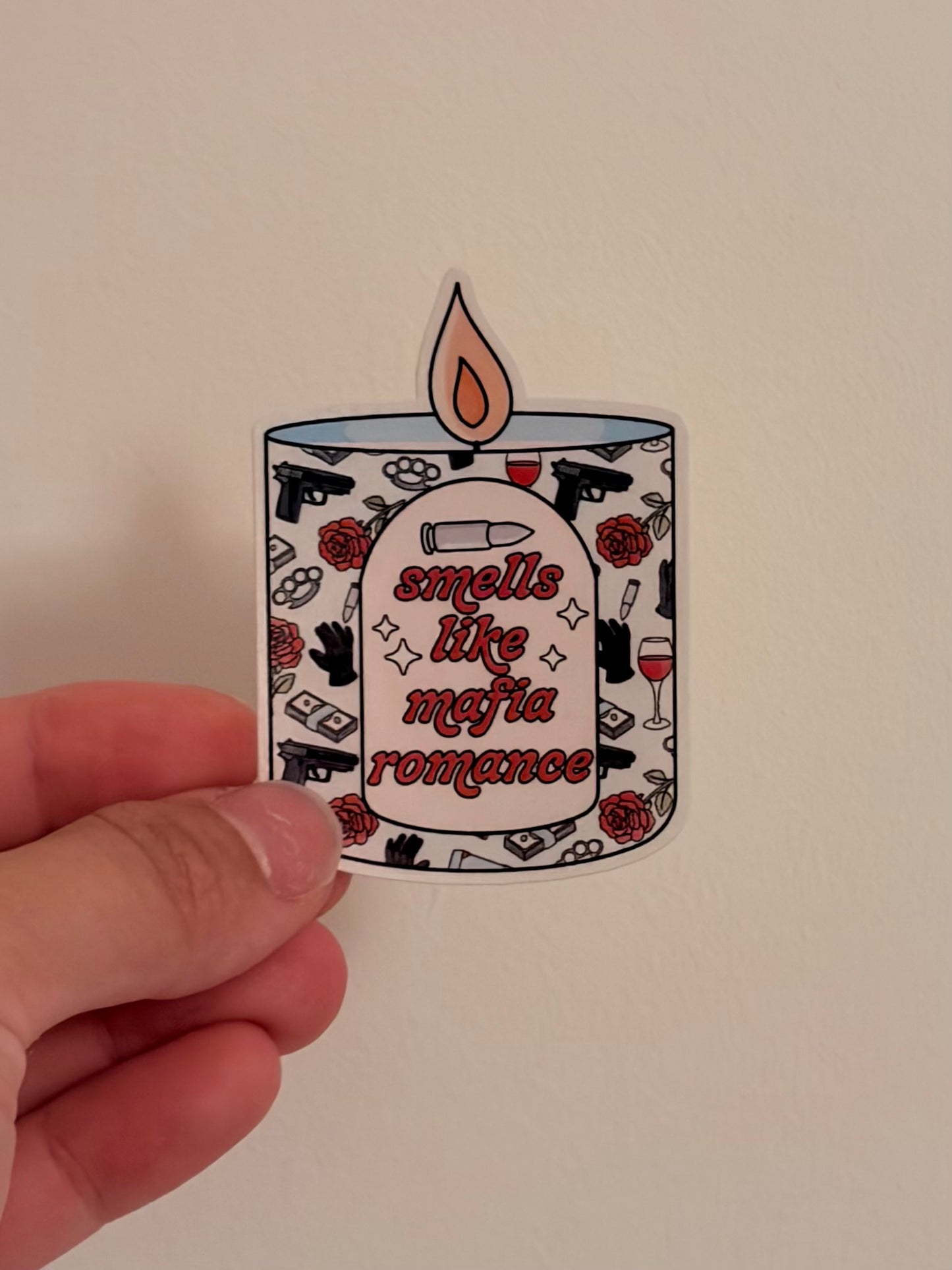 Smells Like Mafia Romance Sticker