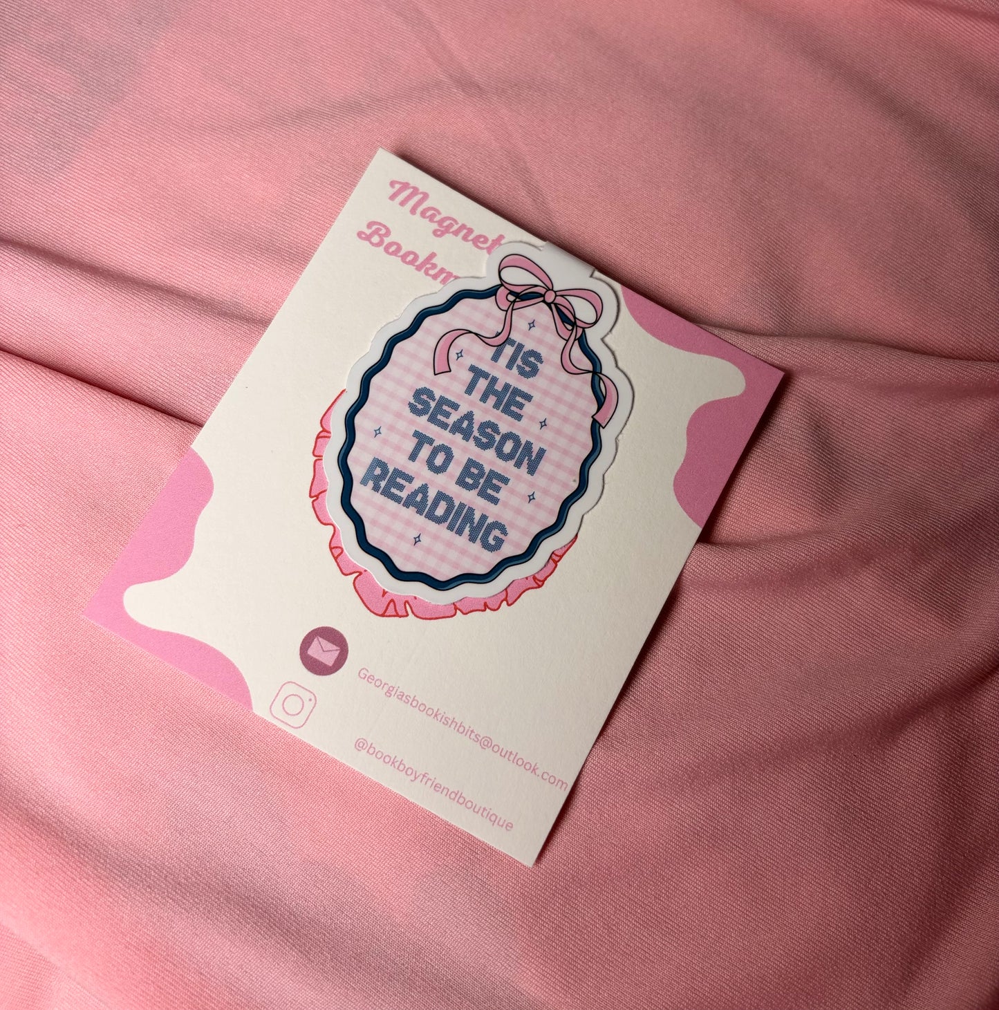 Tis the season Magnetic Bookmark