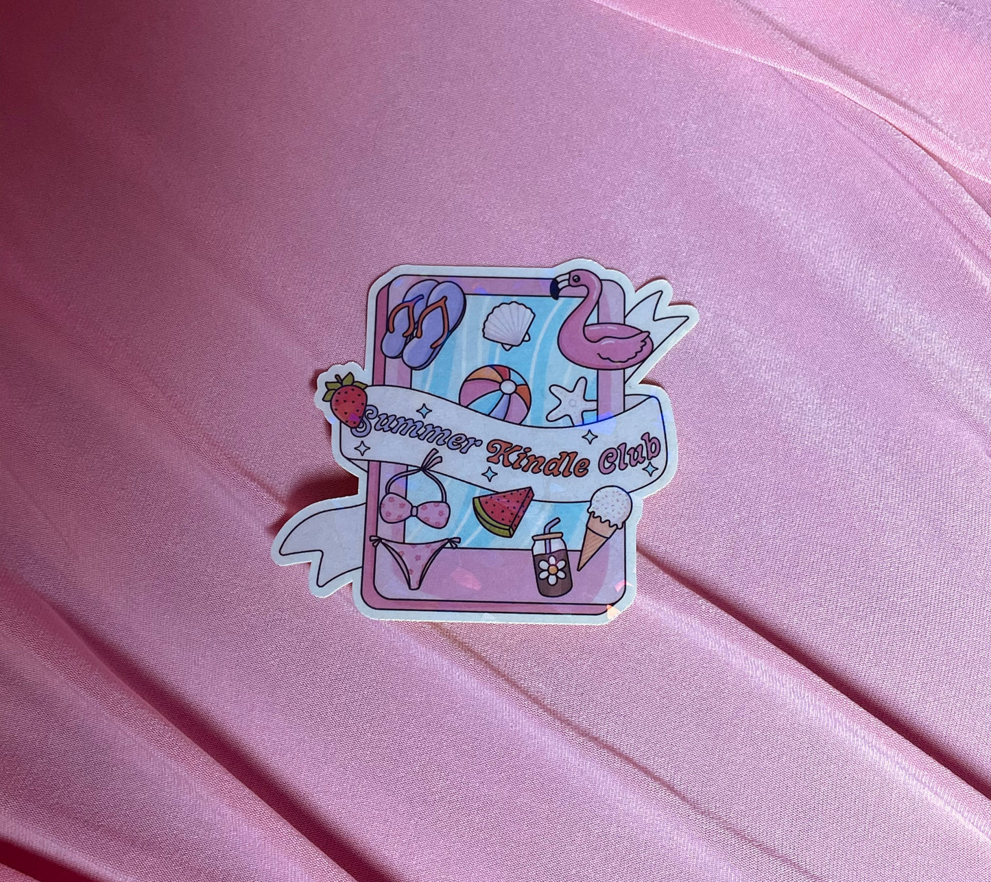 Summer kindle girlie sticker