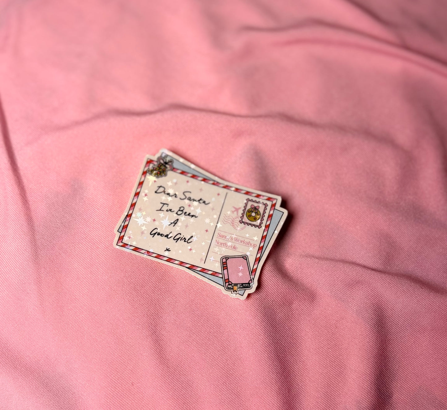 Good girl postcard Sticker