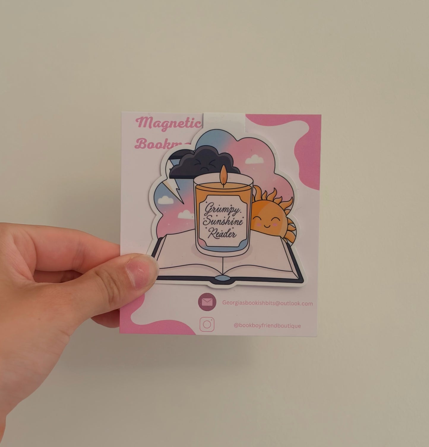Grumpy Sunshine Magnetic Bookmark