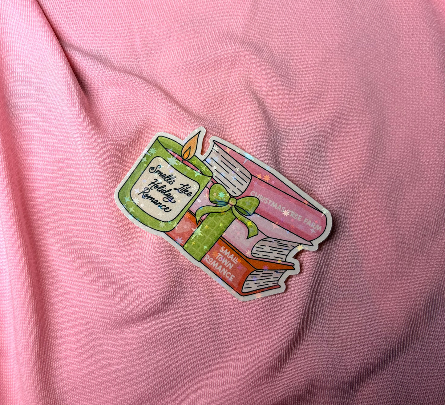 Smells like holiday romance Sticker