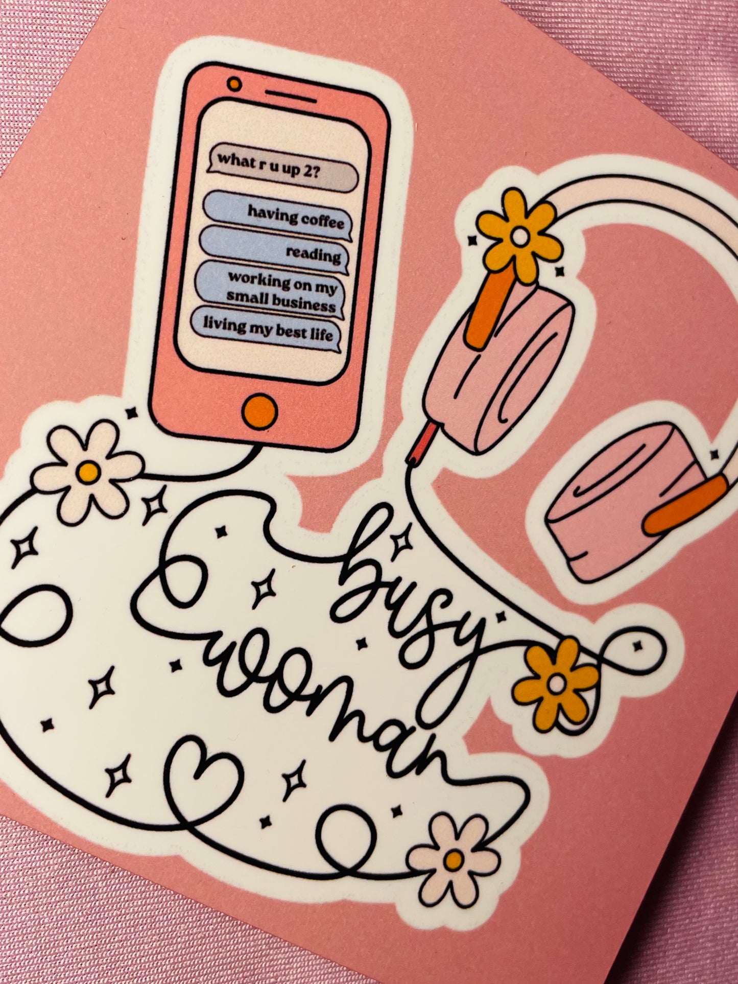 Busy woman coaster