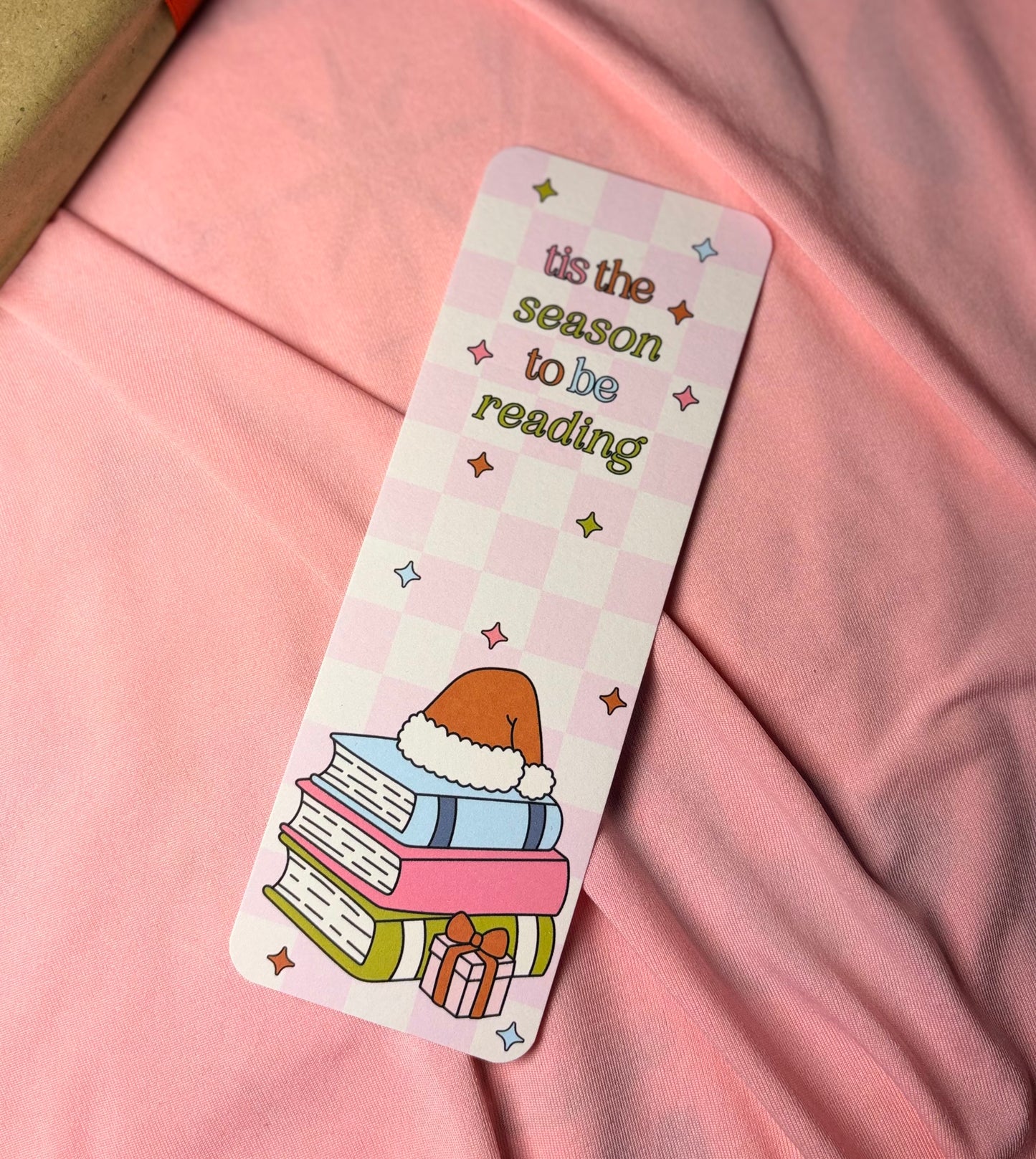 Tis the season to be reading - Card Bookmark