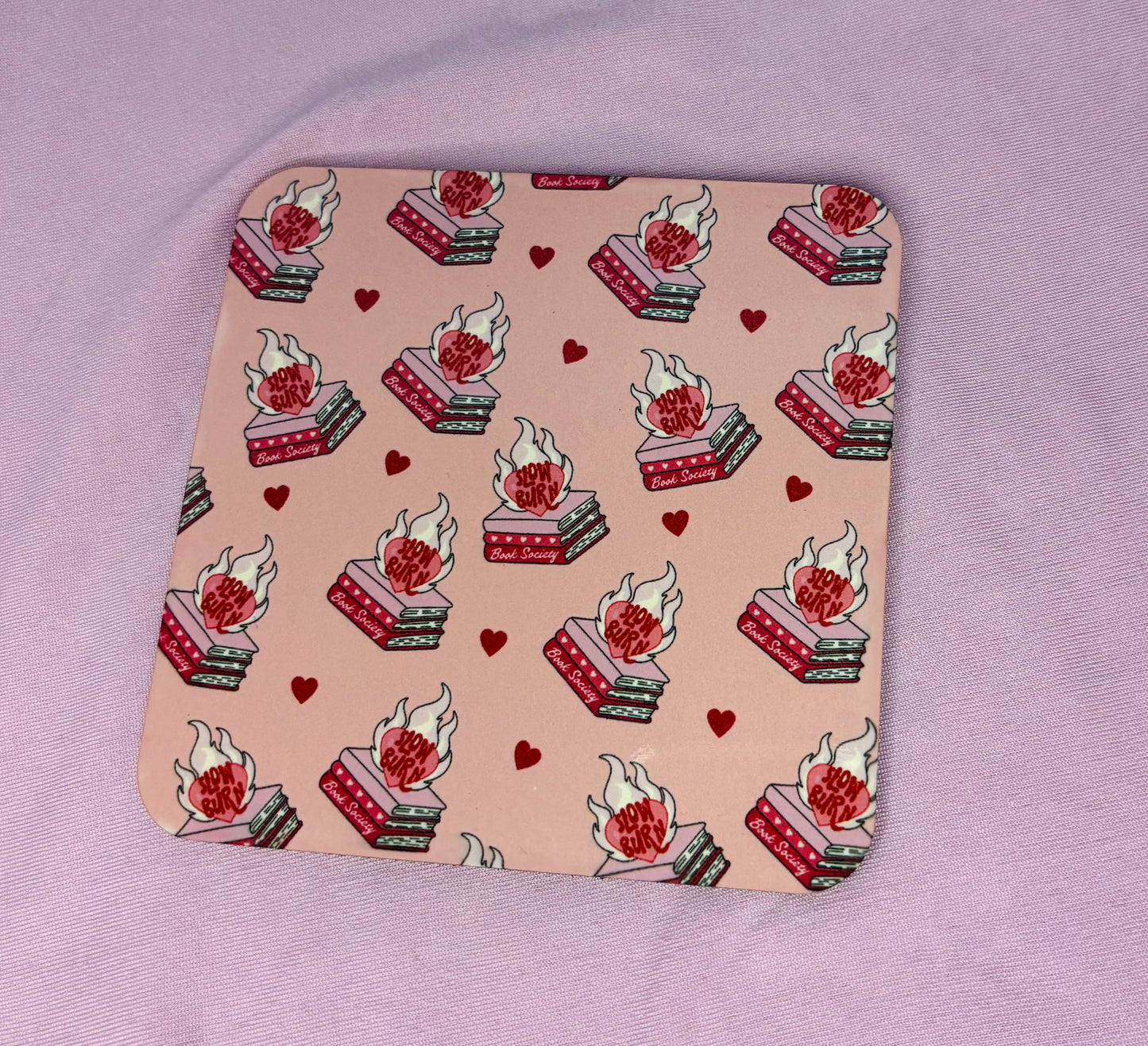 Slow Burn Book Society Coaster