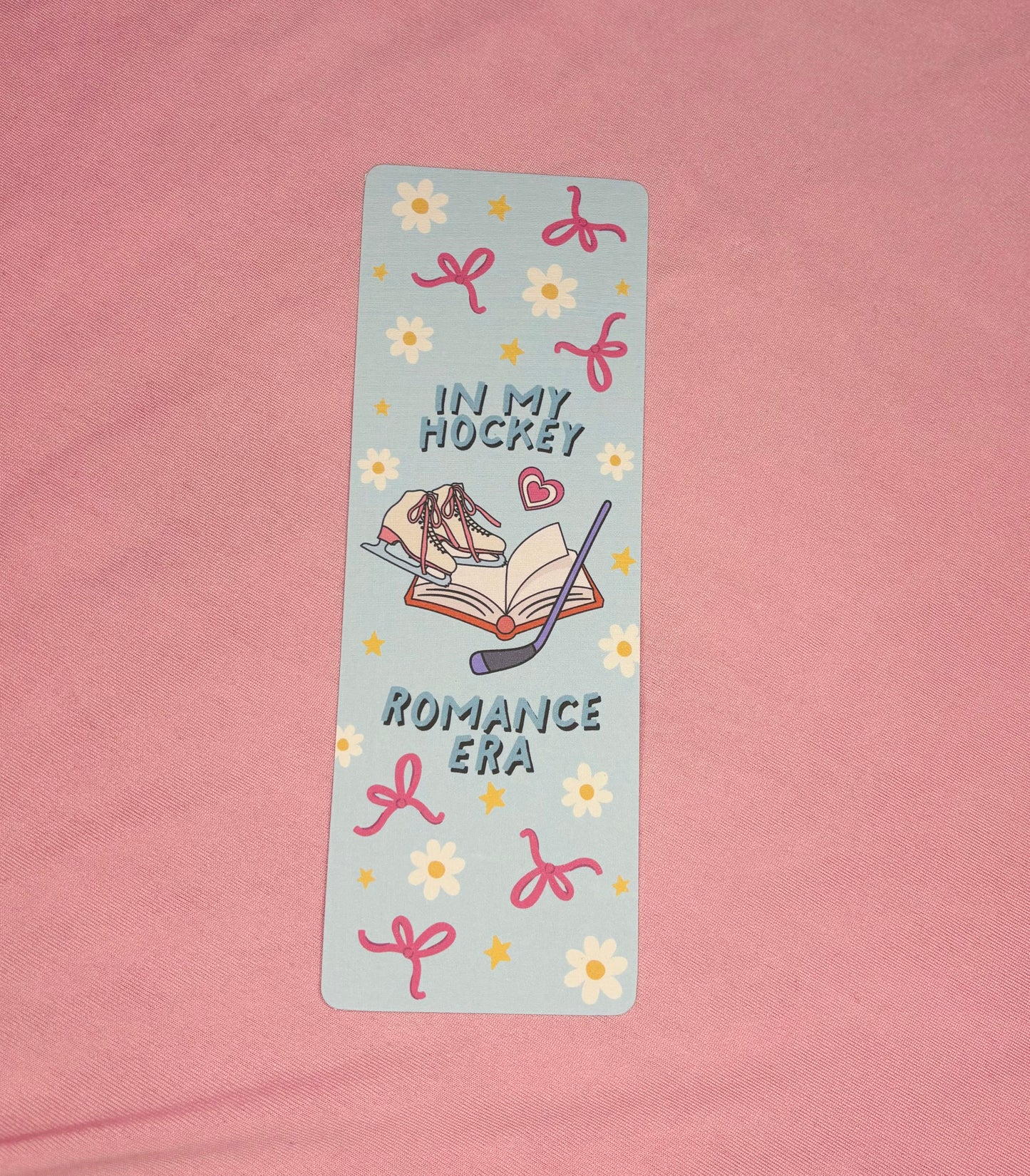 In my hockey romance era Card Bookmark