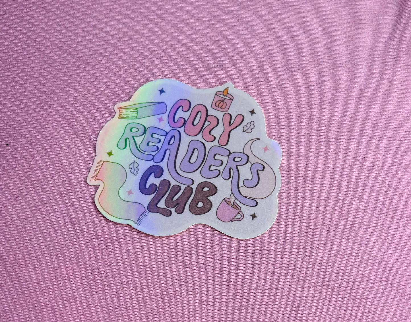 Cozy Readers Club sticker