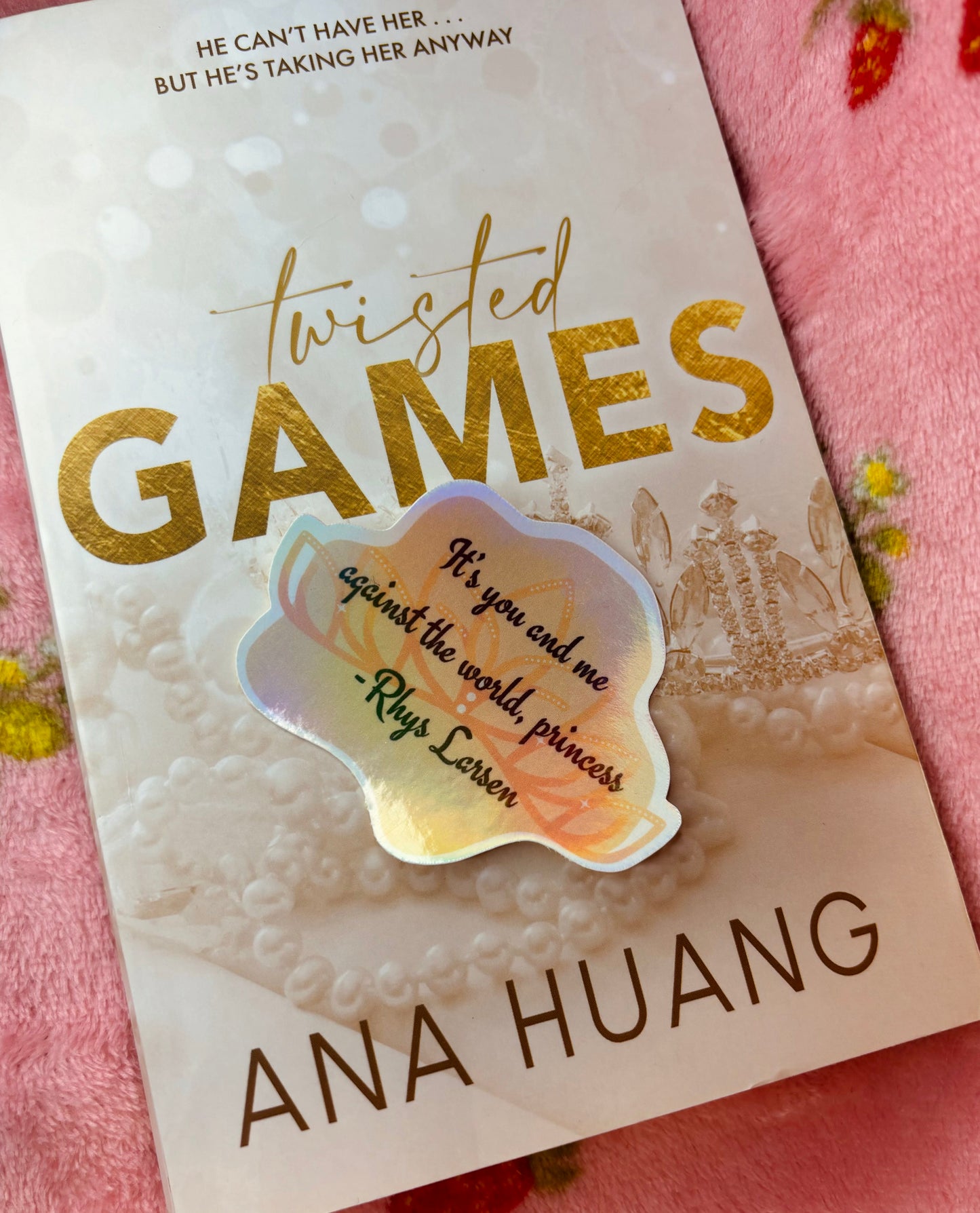 Twisted Games holographic princess sticker