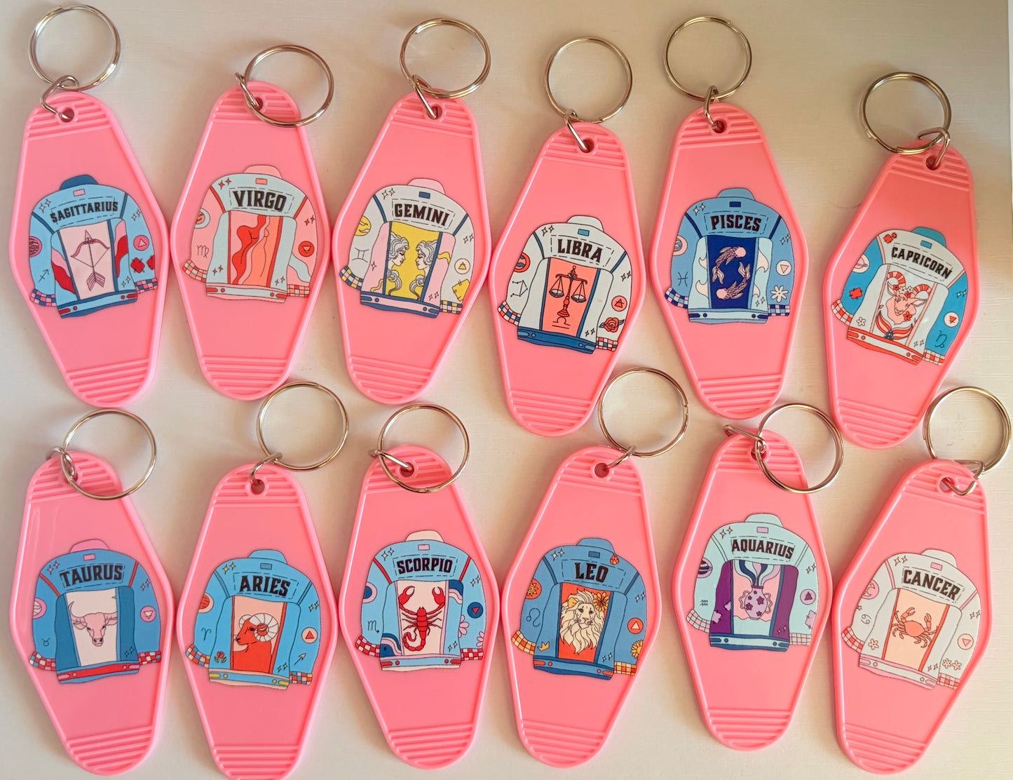 Star Signs Keychain