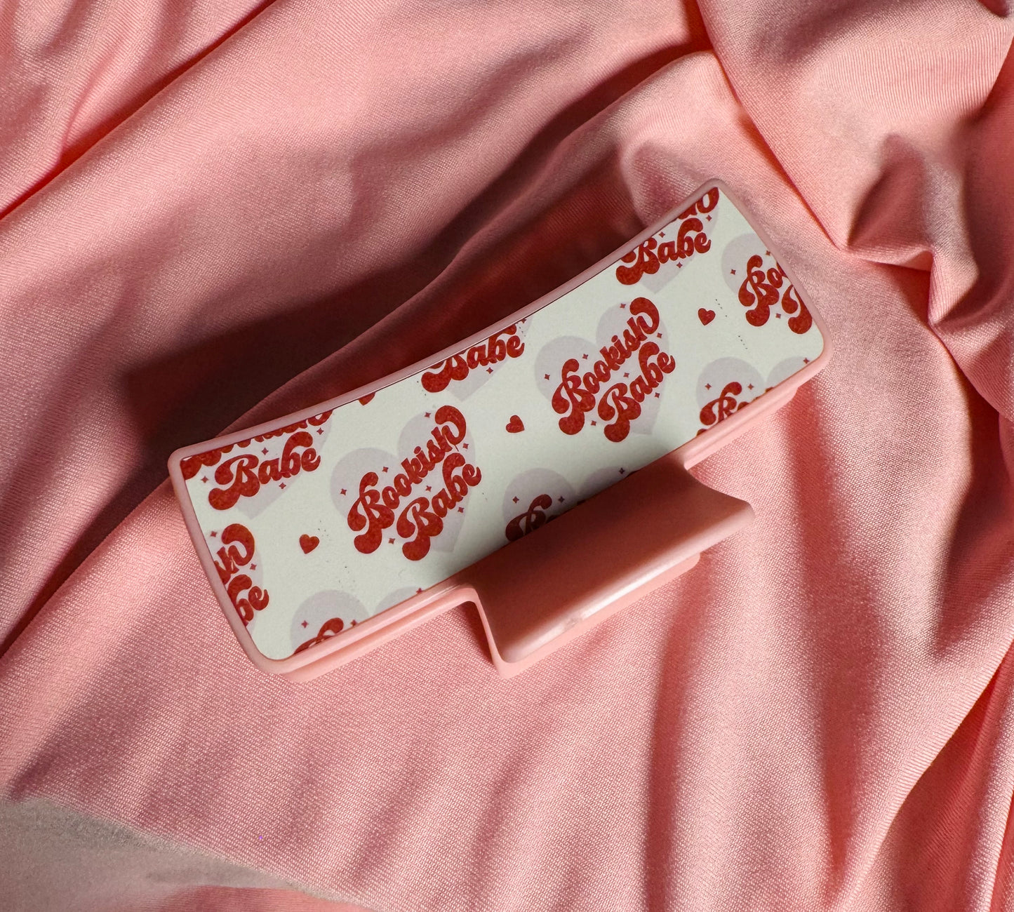 Bookish Babe Heart Claw Clip