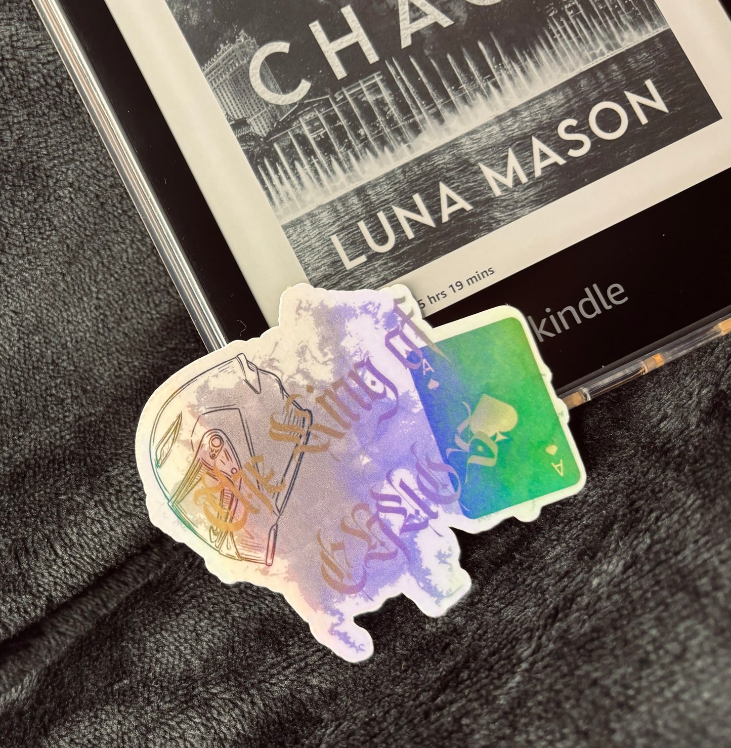 The King of Chaos holographic sticker