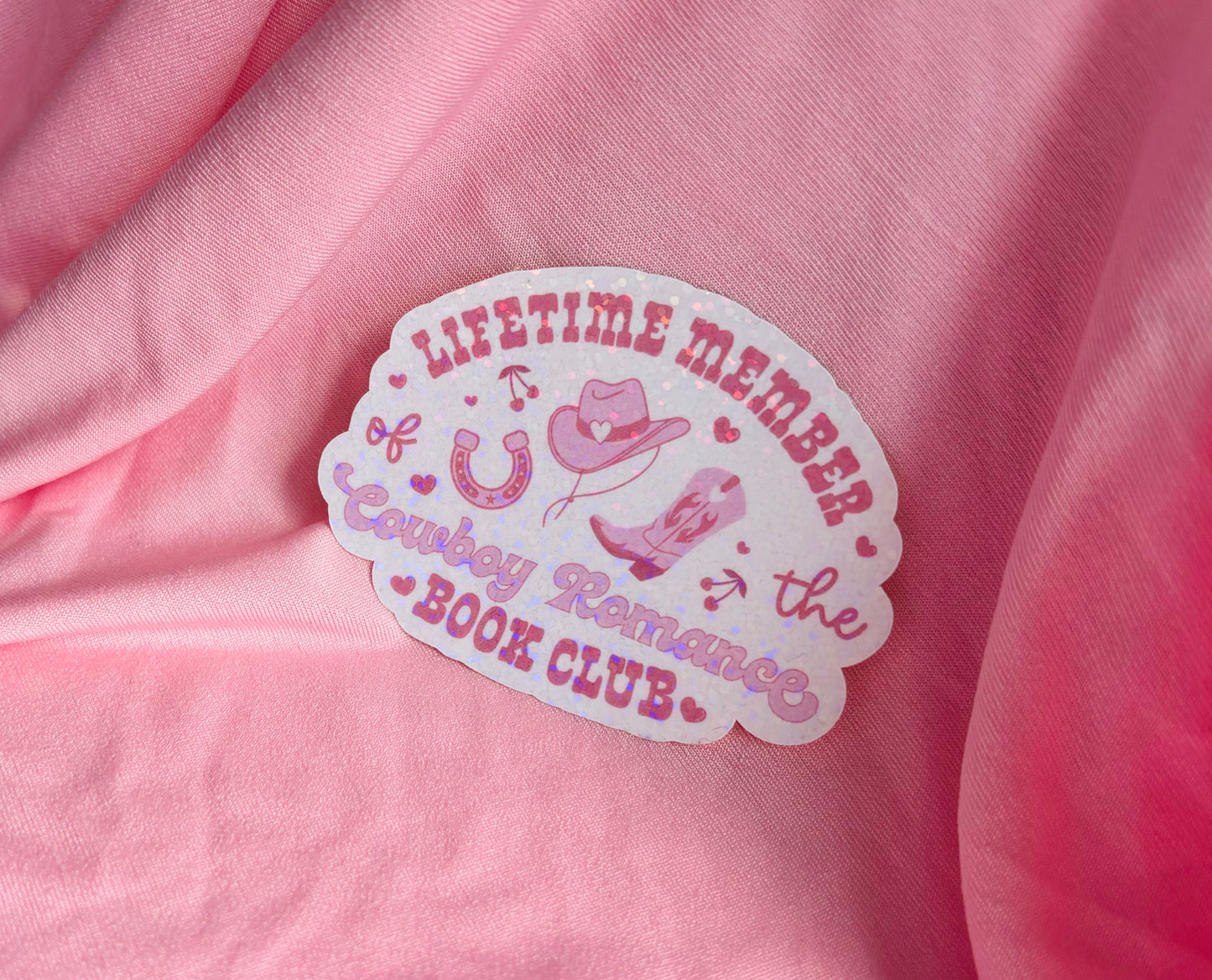 Cowboy Romance Lifetime Member Sticker
