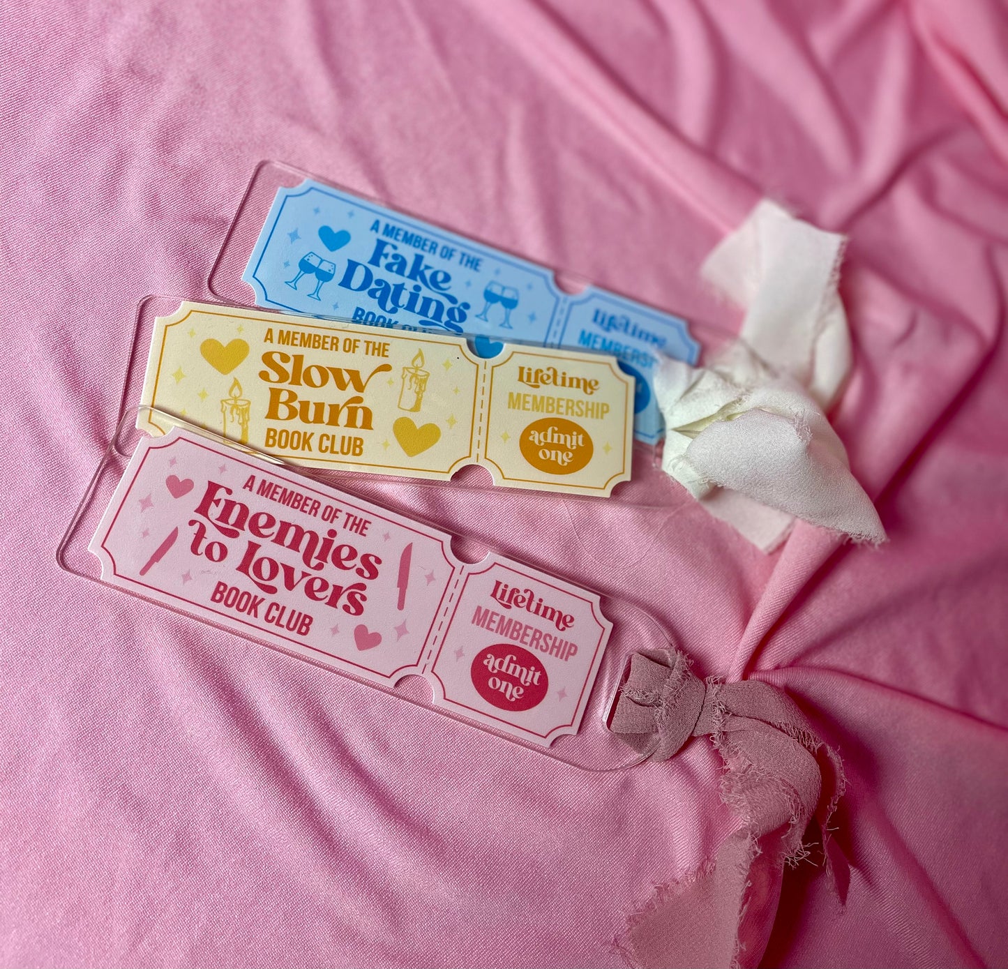 Fake Dating Acrylic Bookmark