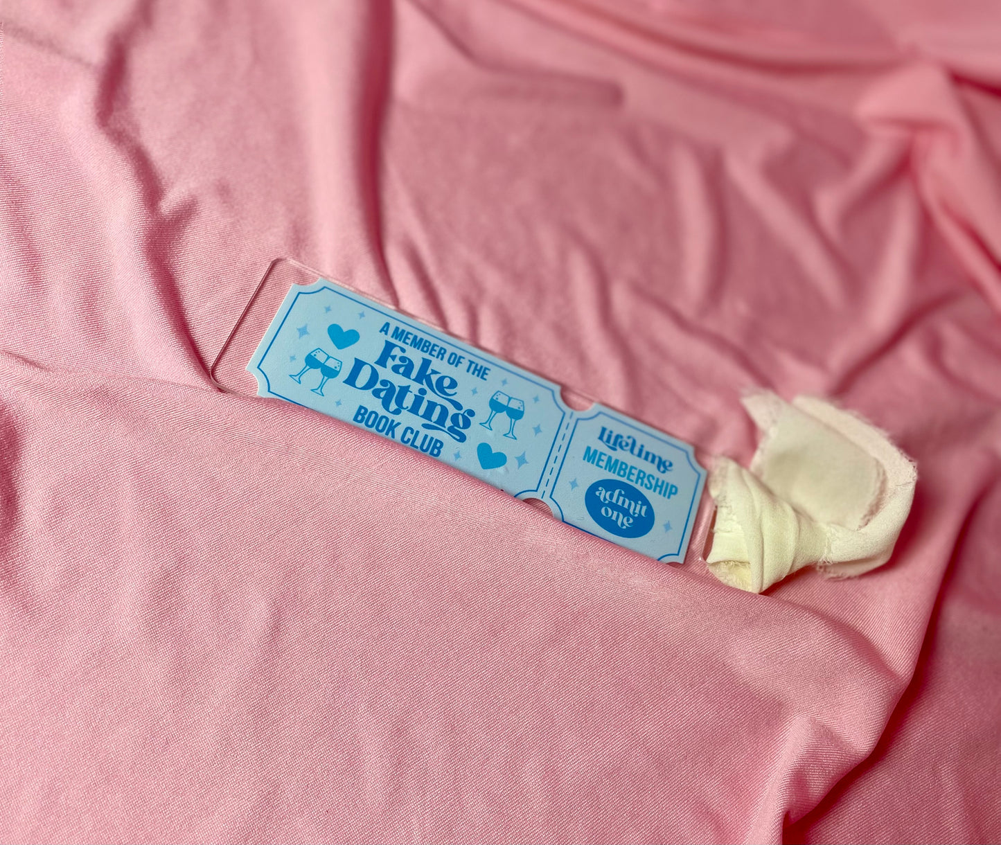 Fake Dating Acrylic Bookmark