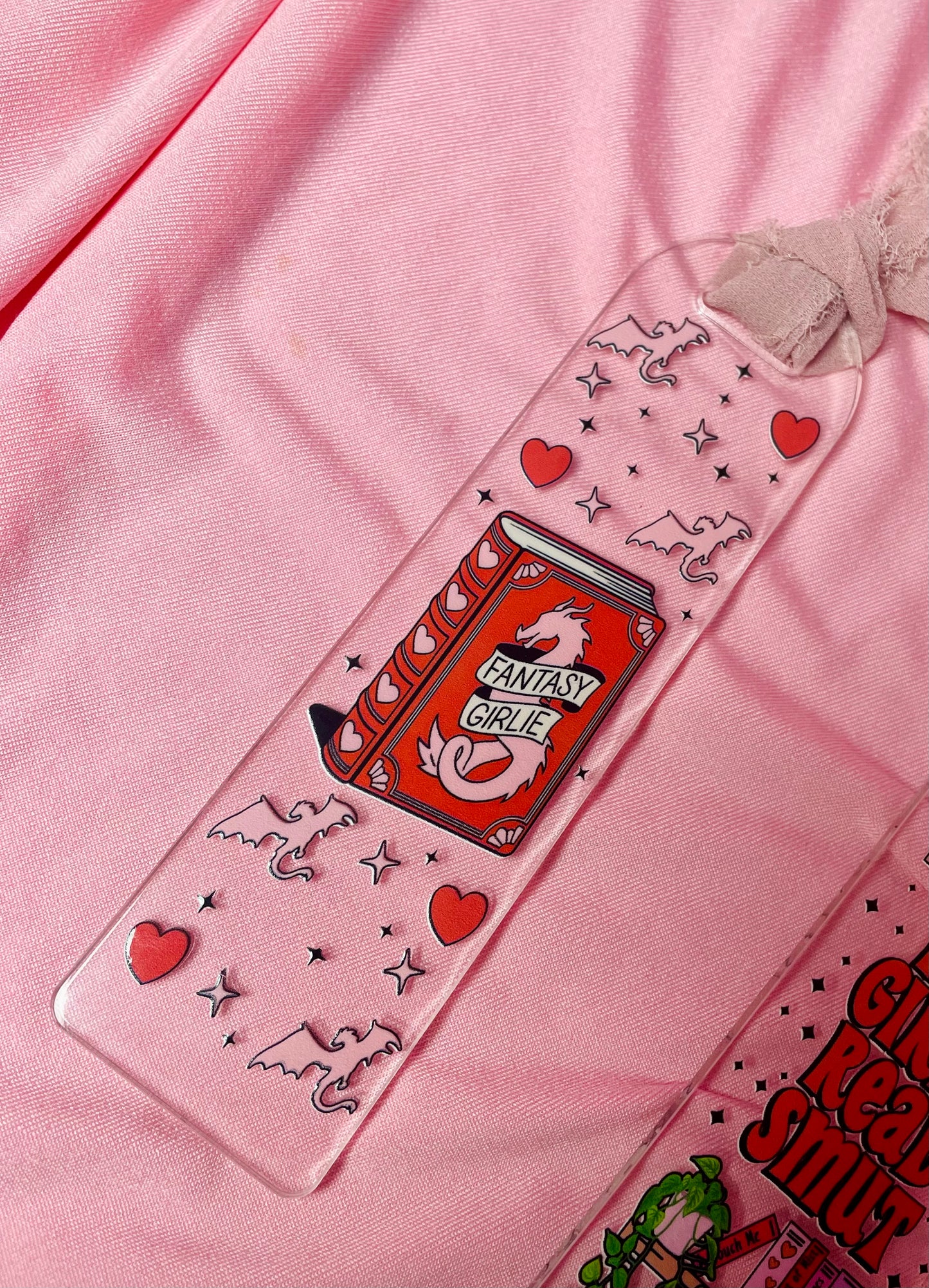 Fantasy Girlie Acrylic Bookmark