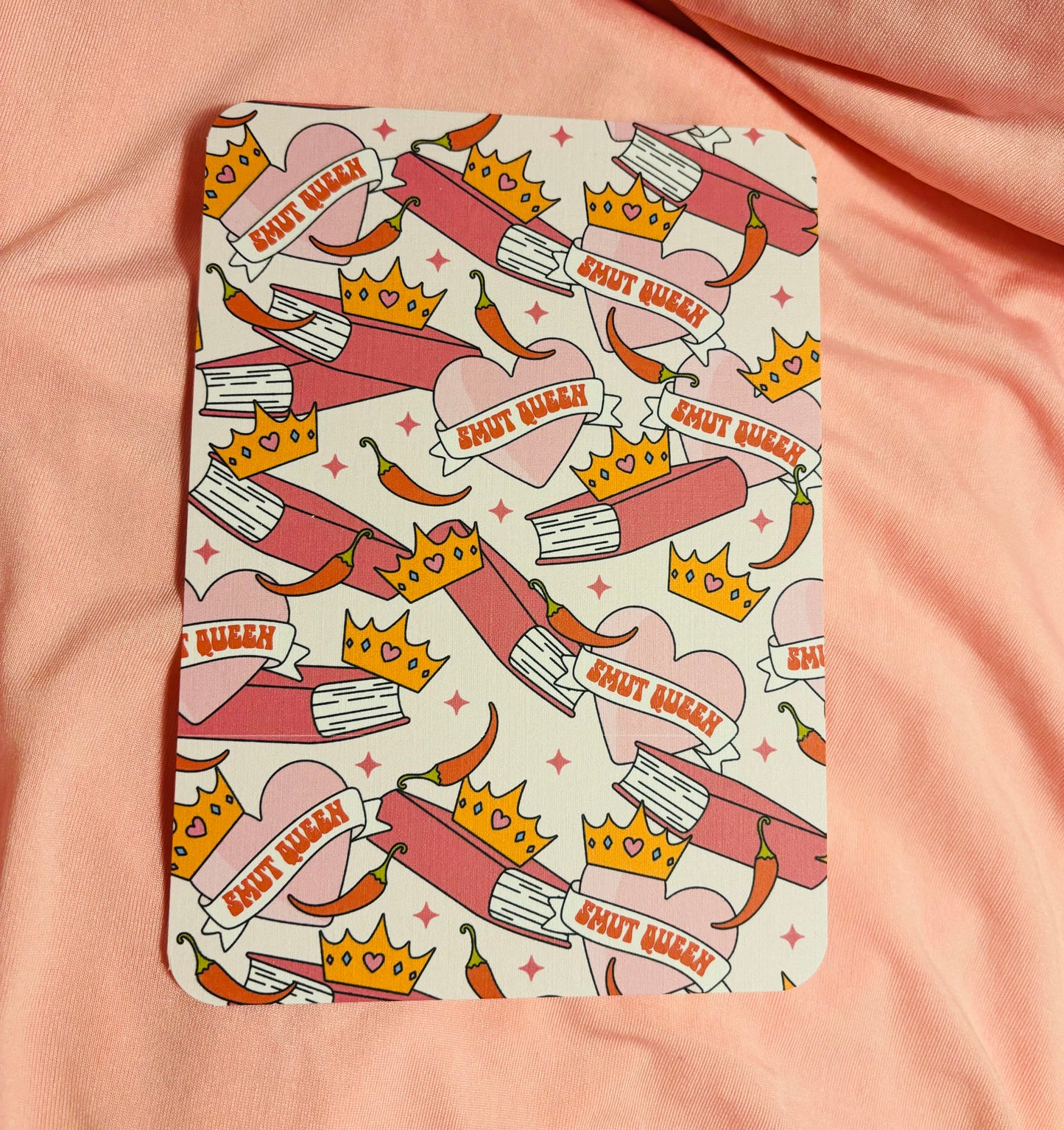 Smut queen hearts Kindle Insert - E-reader card insert for clear cases