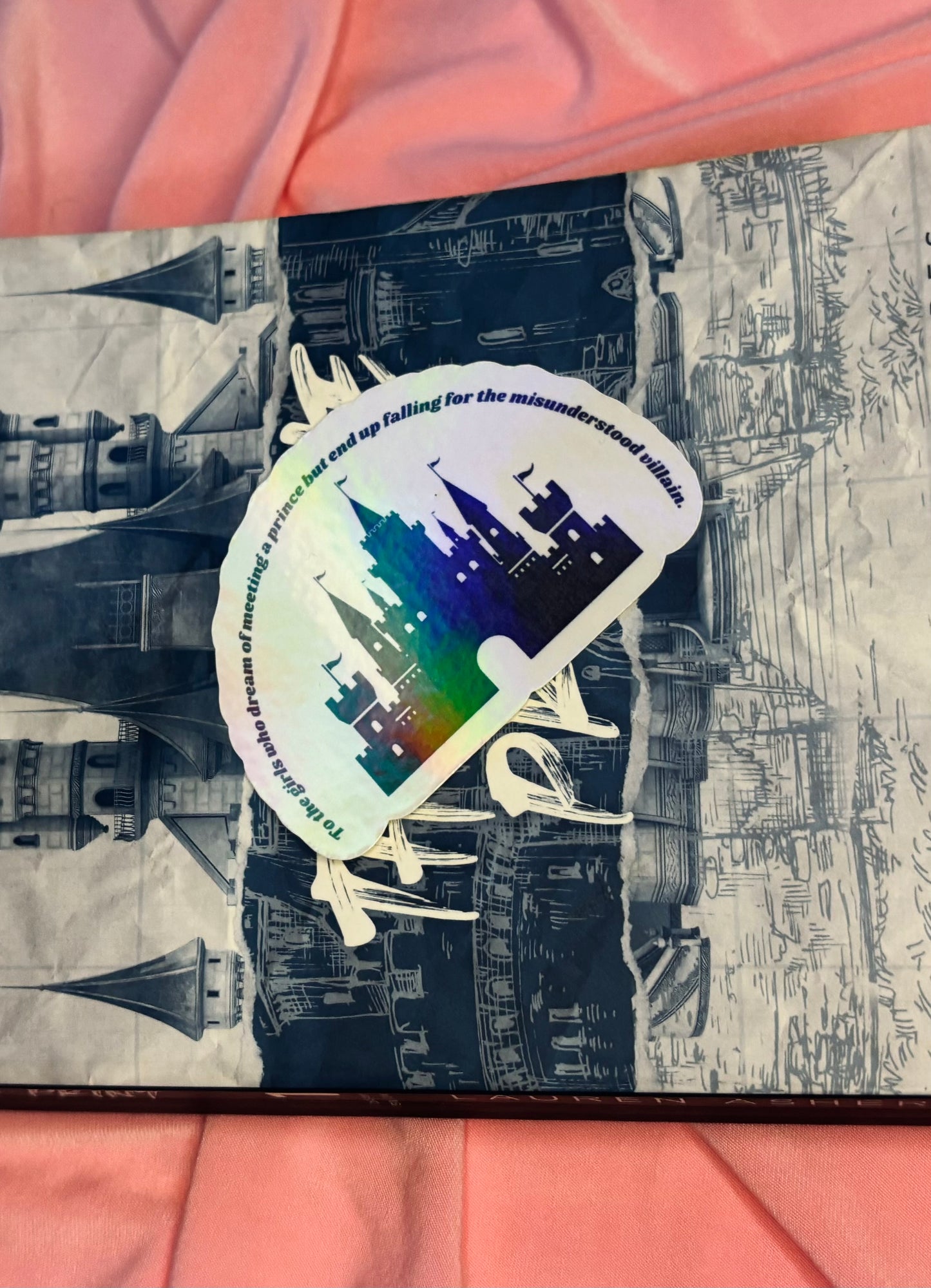 The Fine Print Dedication Holographic Sticker