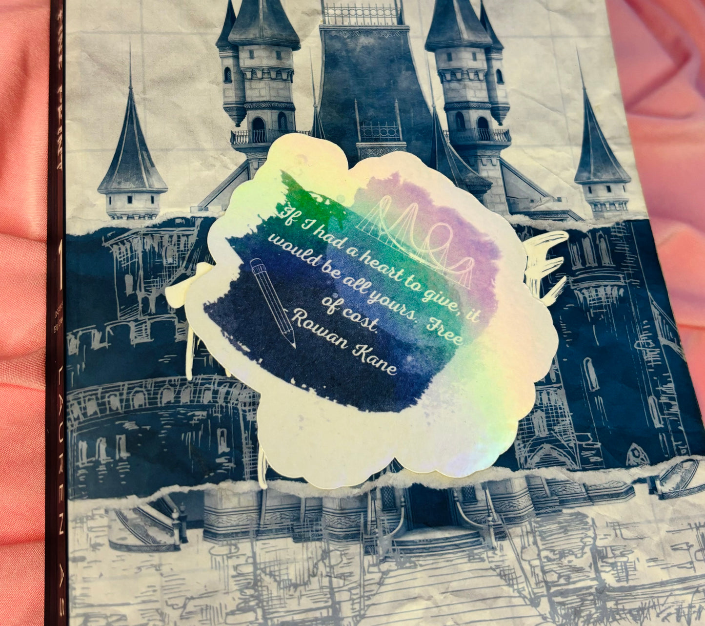 Rowan Kane Quote Holographic Sticker