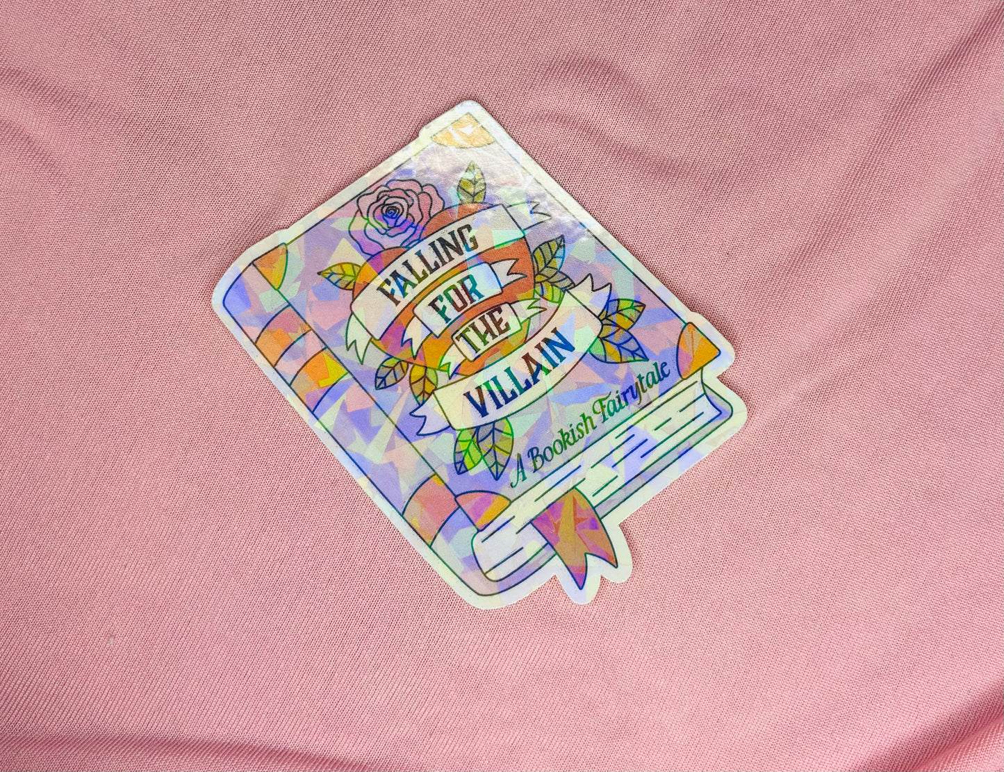 Falling for the Villain Holographic Sticker