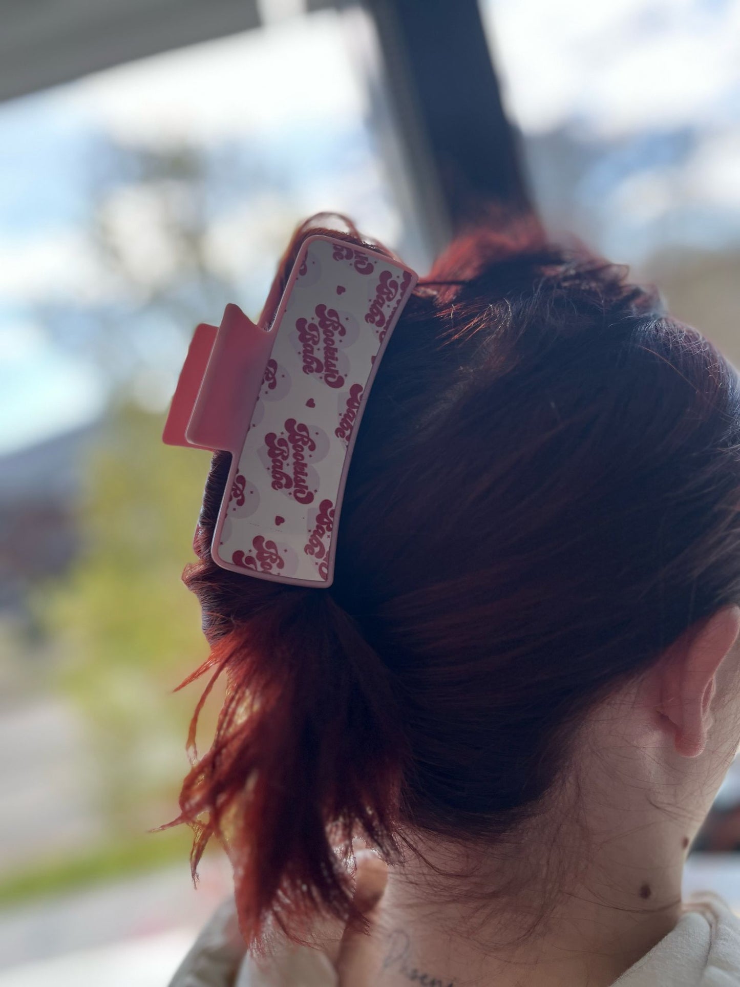 Bookish Babe Heart Claw Clip