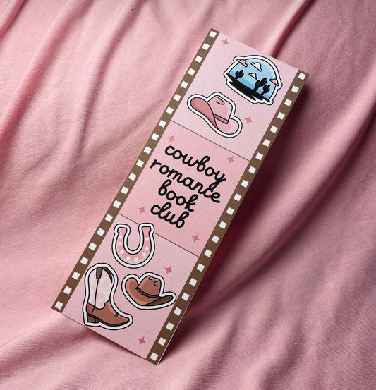 Cowboy Romance Book Club Card Bookmark