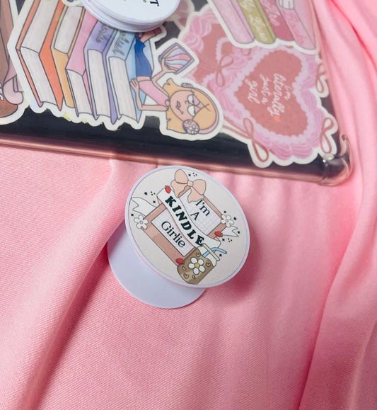 ‘I’m a kindle girlie’ Kindle Grip