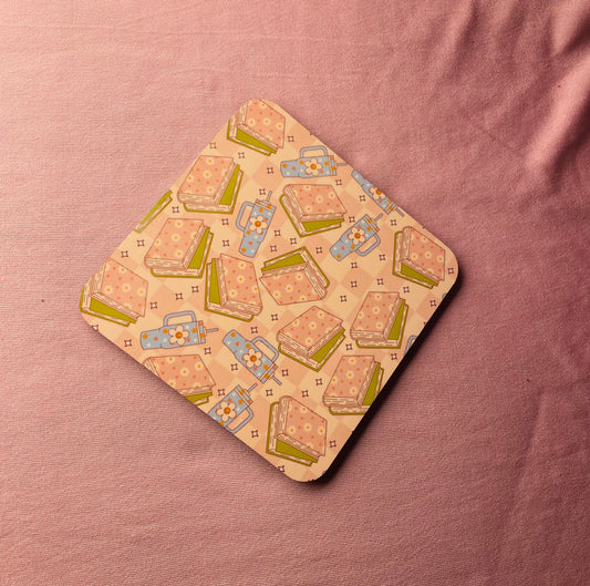 Books & Stanley cups Coaster