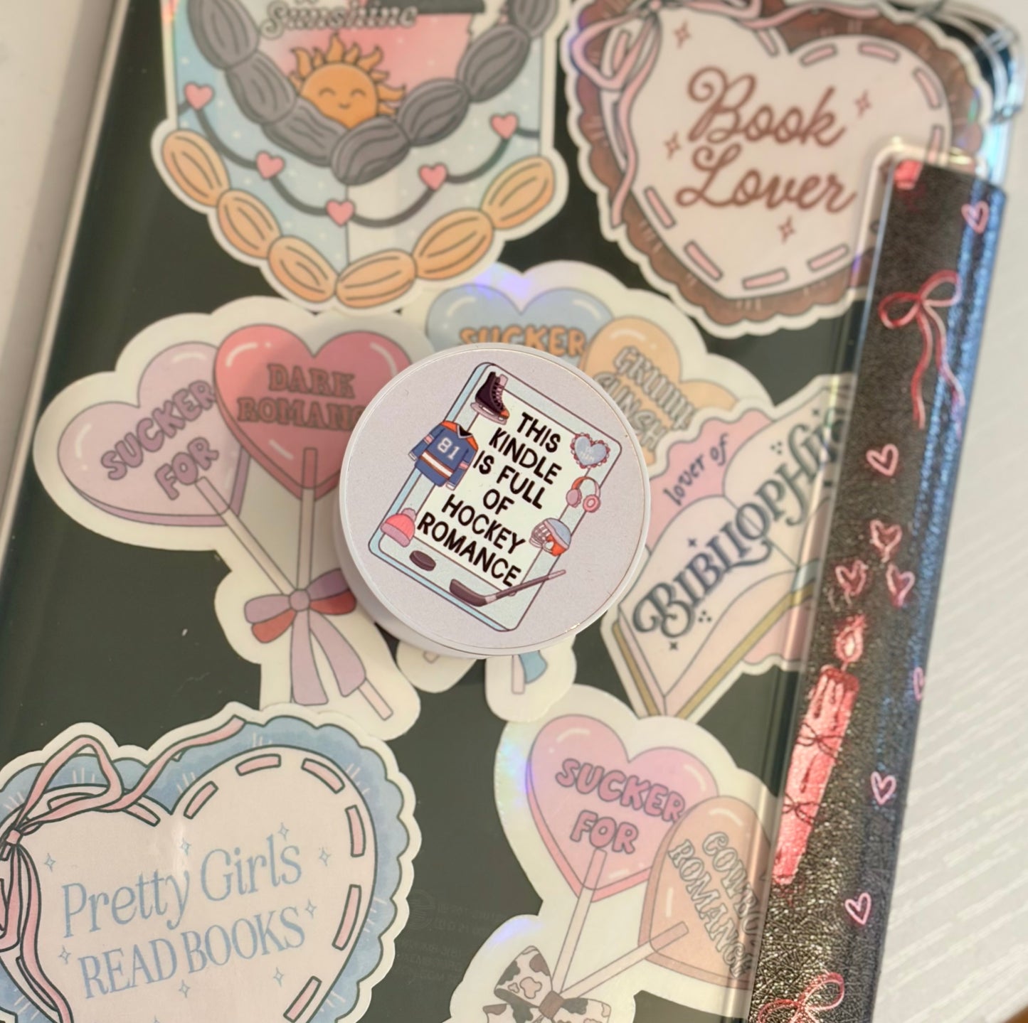 Hockey Romance Kindle Grip