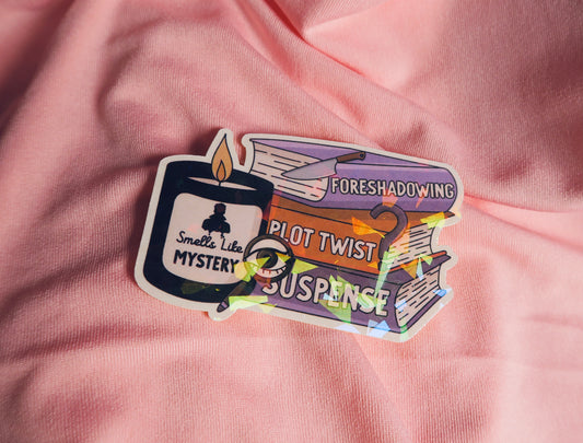 Smells like mystery Holographic Sticker