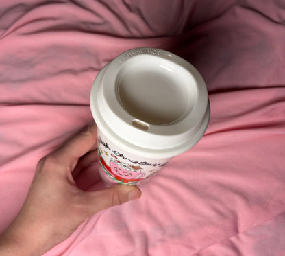 Bookish Christmas club hot cup