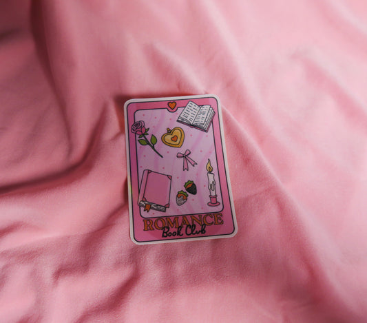 Romance Book Club Tarot Holographic Sticker