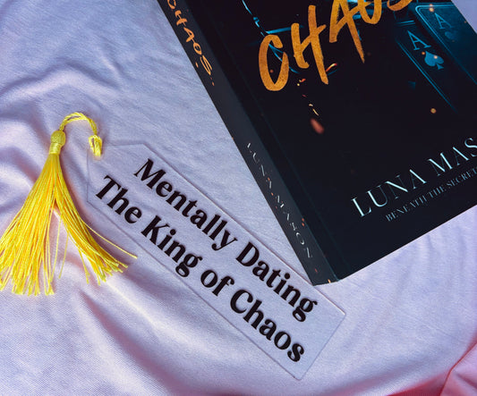 Mentally Dating the King of Chaos acrylic bookmark