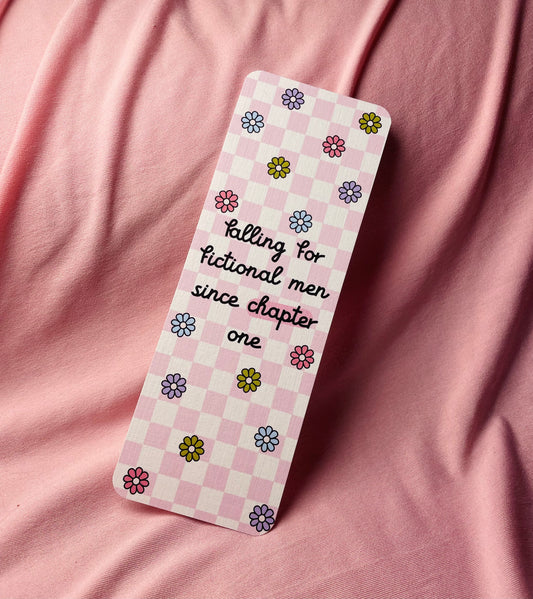 Falling for fictional men Card Bookmark