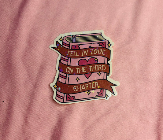 Fell in love on the third chapter sticker