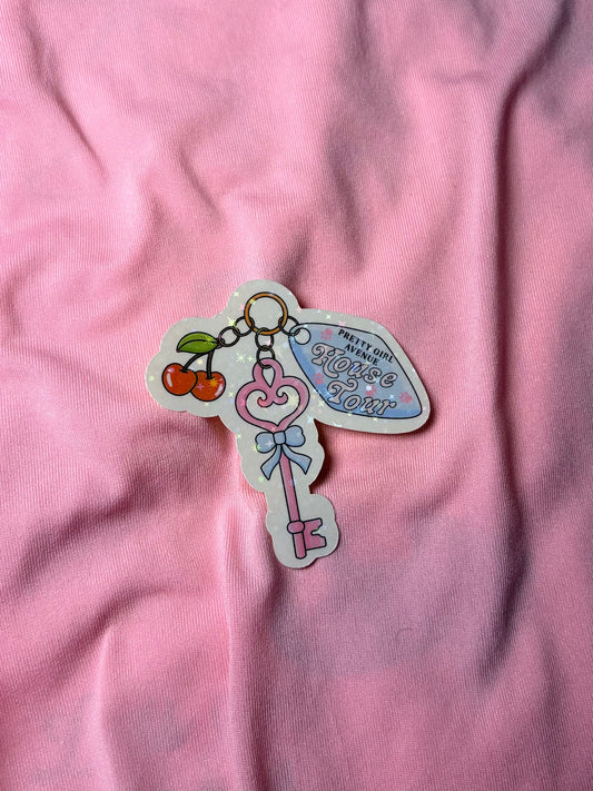 Pretty girl avenue Sticker