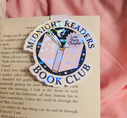 Midnight readers club holographic Magnetic Bookmark