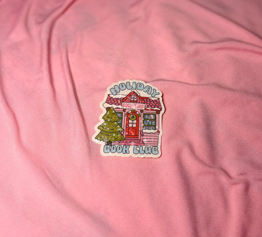 Holiday book club Sticker