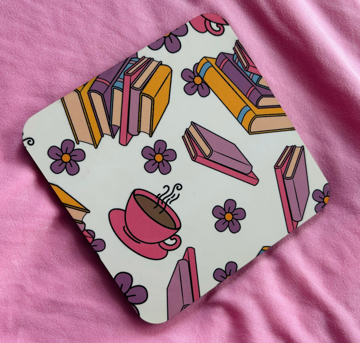 Bookstack and Tea/Coffee coaster