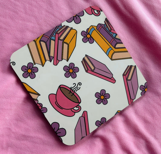 Bookstack and Tea/Coffee coaster