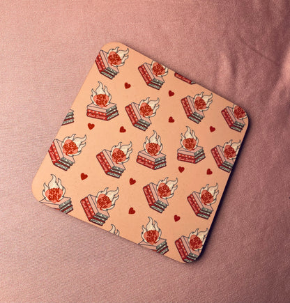 Slow Burn Book Society Coaster