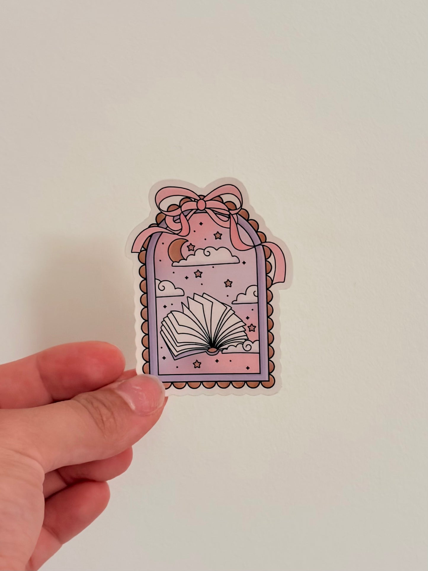 Night Reader Frame Sticker