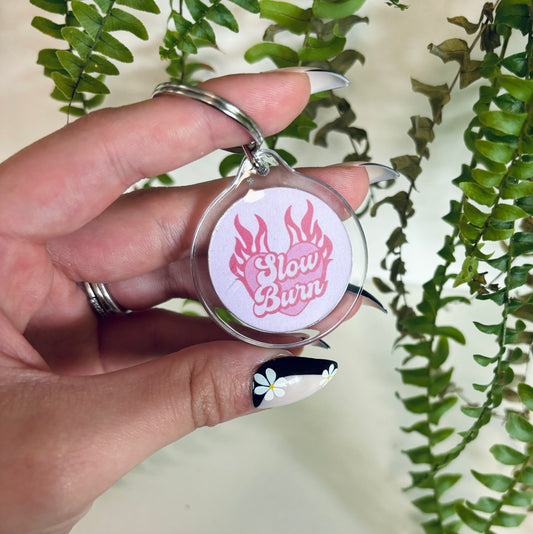 Slow burn keychain
