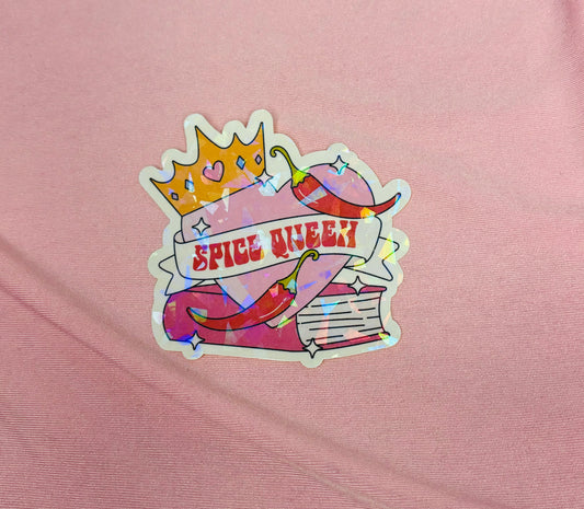 Spice queen heart sticker