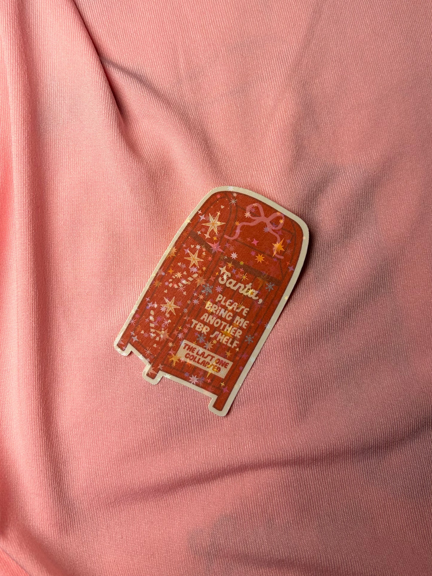 Please bring me a TBR shelf Sticker