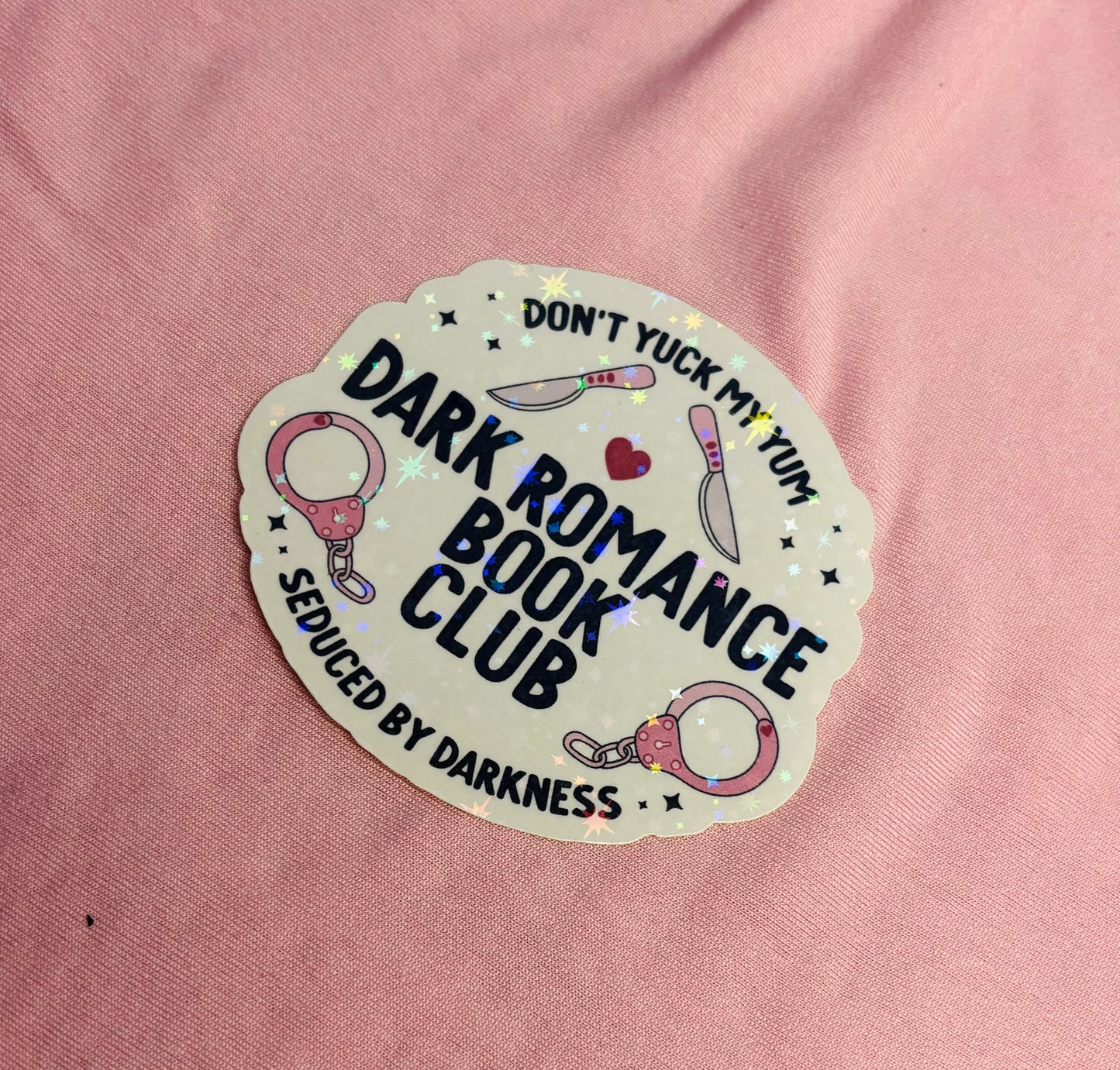 Dark romance book club sticker